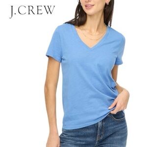 NWT J. Crew Short-sleeve vintage cotton V-neck tee